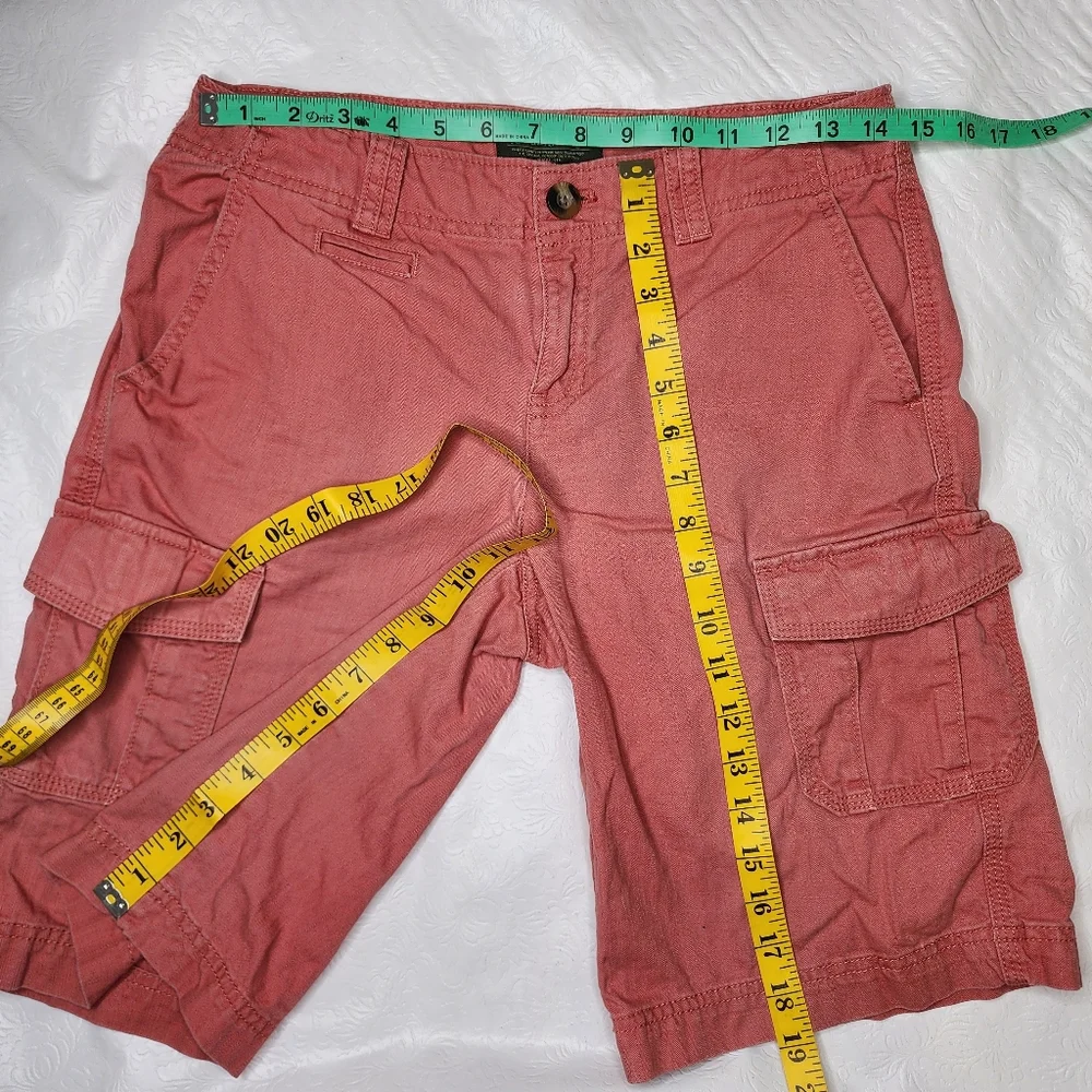 Eddie Bauer Cargo Shorts Mid Rise 100% Cotton Women's Size 4